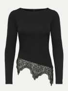 Only ONLLAILA Top mit Spitze 177911-Black bei Robert Ley