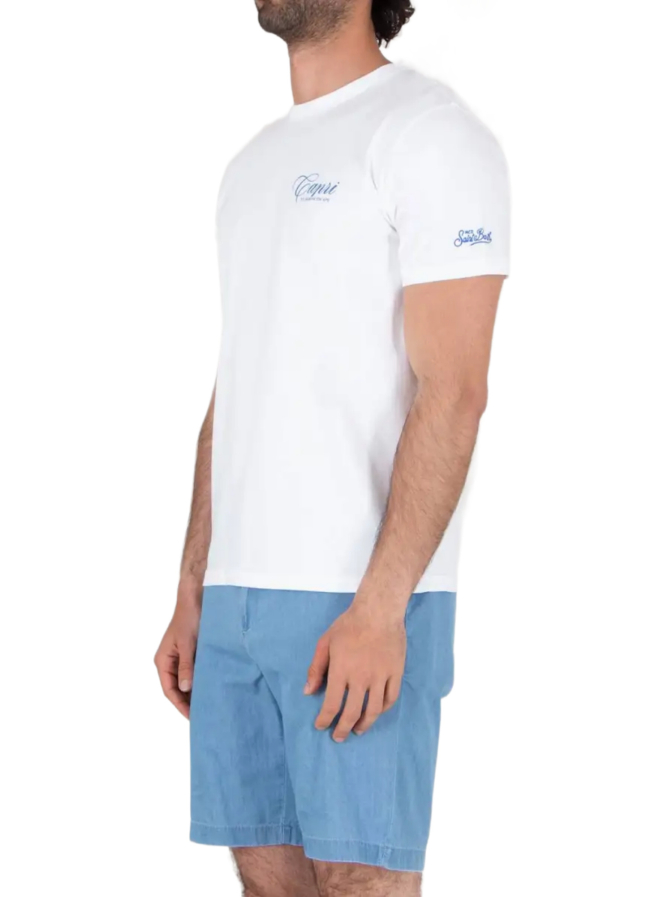 MC2 Saint Barth T-Shirt mit Capri Backprint bei Robert Ley