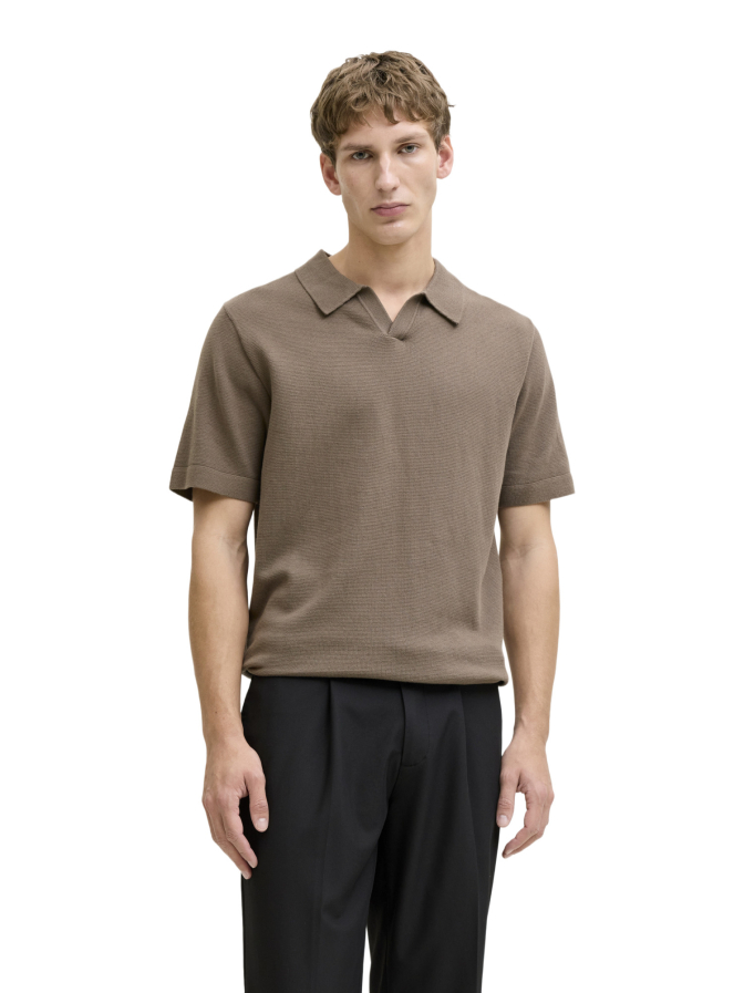JACK & JONES Gestricktes Poloshirt bei Robert Ley
