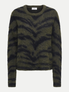 JDY Flachsstrickpullover JDYCECILIE 194818001-Black Olive/W. BLACK TIGER STRIPES bei Robert Ley