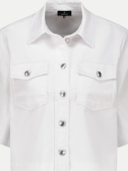 Monari Jeansjacke mit Pattentaschen 105-cream bei Robert Ley