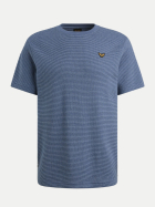 PME Legend T-shirt mit Strukturiertem Muster 5052-Bijou Blue bei Robert Ley