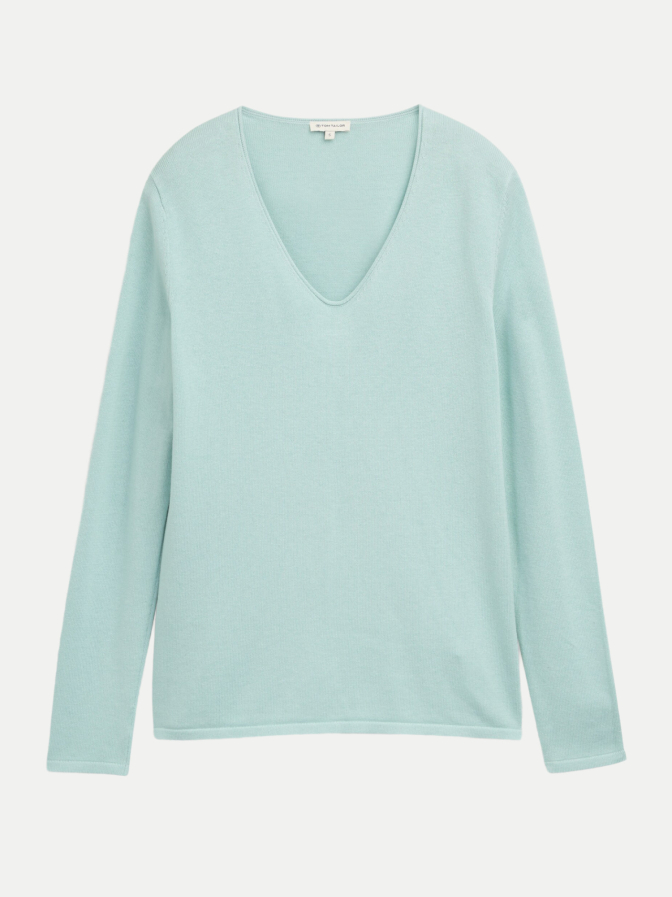 Tom Tailor Casual Pullover mit V-Ausschnitt bei Robert Ley