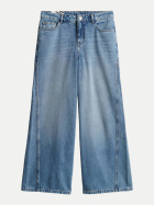 Opus Wide-Leg Jeans Meddy Loosy 70396-mid blue bei Robert Ley