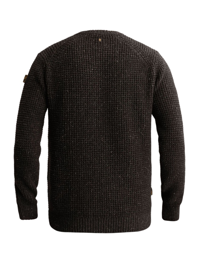 PME Legend Grobstrickpullover mit Badge am Ärmel bei Robert Ley