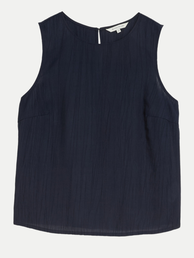 Tom Tailor Casual blouse top crinkled bei Robert Ley