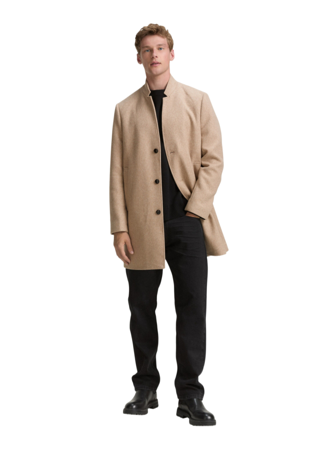 Tom Tailor Denim Wollmantel mit Stehkragen bei Robert Ley