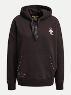 Smith & Soul Oversized Hoodie Crazy 913-DARK CHOC bei Robert Ley