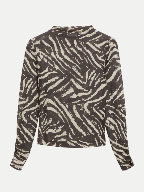 Comma Langarmshirt aus Mesh bei Robert Ley