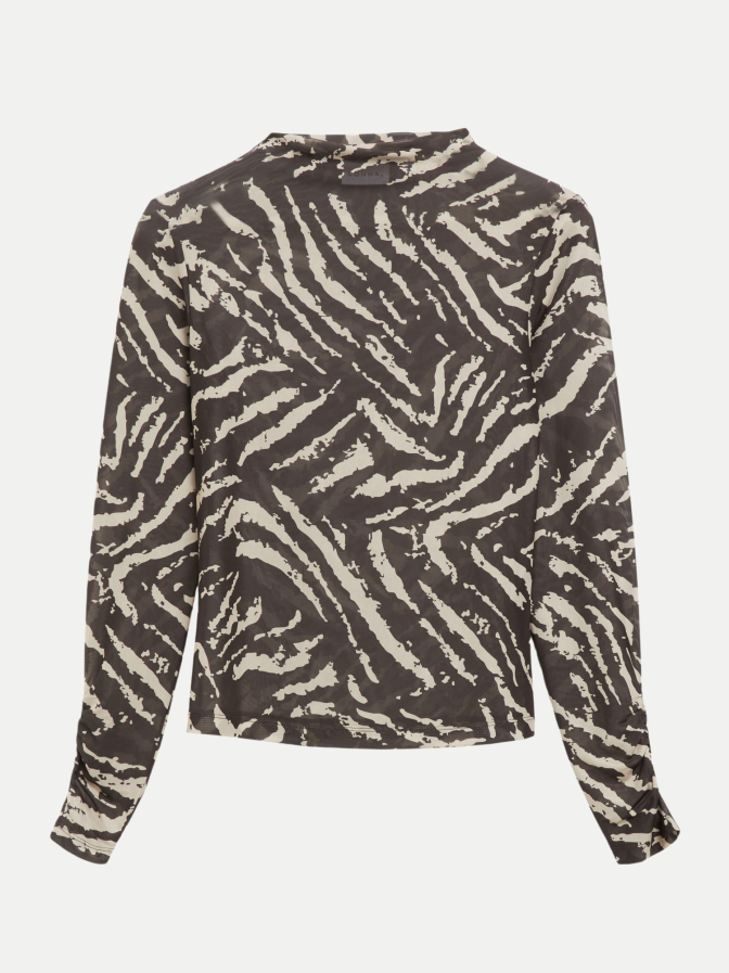 Comma Langarmshirt aus Mesh bei Robert Ley