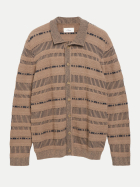 s.Oliver RED LABEL Cardigan mit Strukur-Muster 86X1-BROWN bei Robert Ley