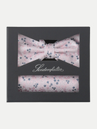 Prince Bowtie Set Fliege + Einstecktuch 6100-ROSA bei Robert Ley