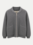 Flona Blouson aus Woll-Seide-Mix 13153 grau bei Robert Ley