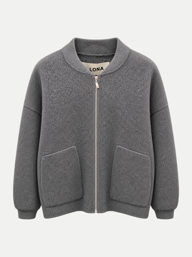 Flona Blouson aus Woll-Seide-Mix bei Robert Ley