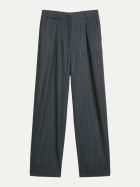 Marc O'Polo Nadelstreifen-Hose Barrel aus Schurwolle-Mix 0532-Dark Grey_Multi_01 bei Robert Ley
