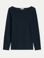Marc O'Polo Langarmshirt mit U-Boot-Ausschnitt 4127-Maniac Midnight bei Robert Ley