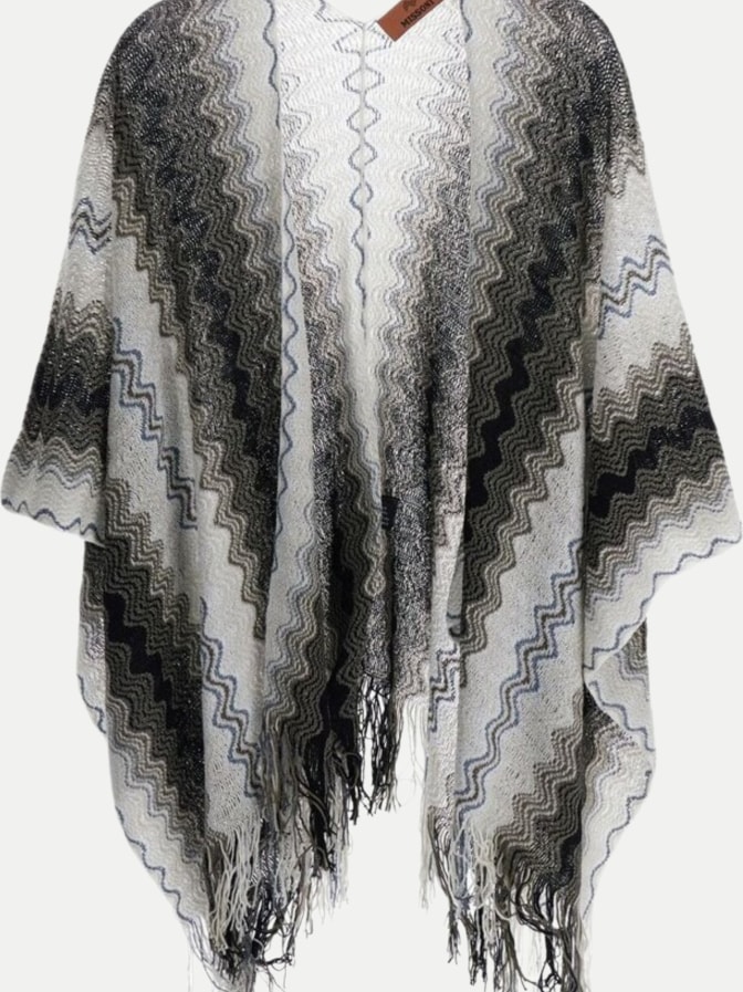 MISSONI Cape im Zig-Zag-Muster bei Robert Ley