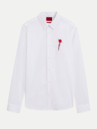 HUGO Relaxed-Fit Hemd Emero 199-Open White bei Robert Ley