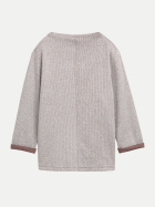 Tom Tailor Casual Sweatshirt in Melange-Optik 39062-dark pecan brown melange bei Robert Ley