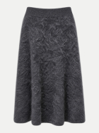 Flona Strickrock aus Kaschmir SM23008 blaugrau bei Robert Ley