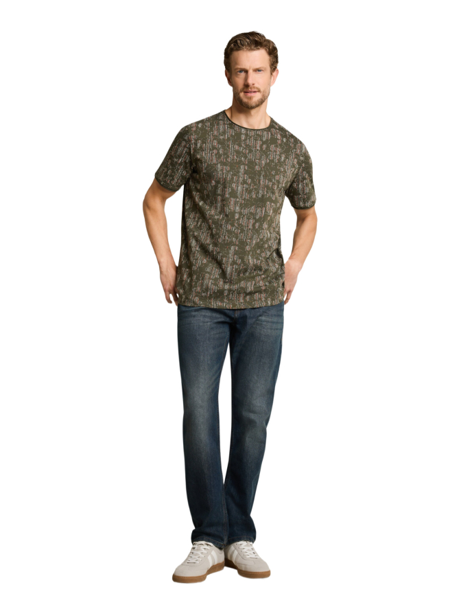 Tom Tailor Casual allover printed t-shirt bei Robert Ley