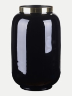 Giftcompany Vase mit Metallring schwarz/gold-schwarz/gold bei Robert Ley