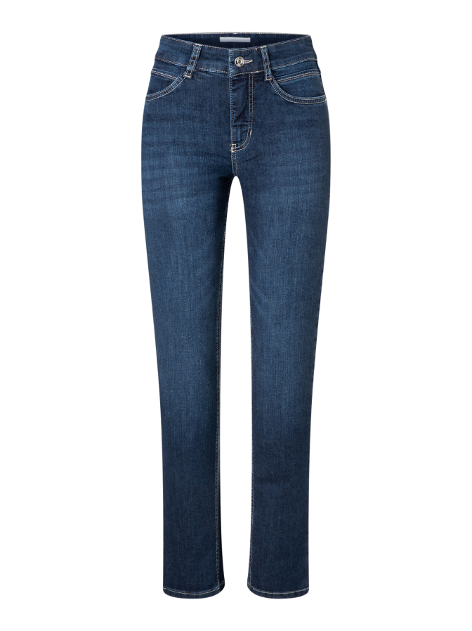 Mac Straight Fit Jeans mit Label-Patch bei Robert Ley