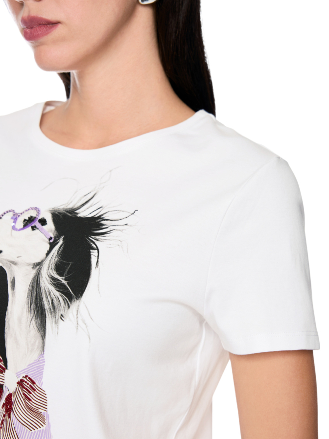 Marc Cain T-Shirt mit Fotodruck bei Robert Ley