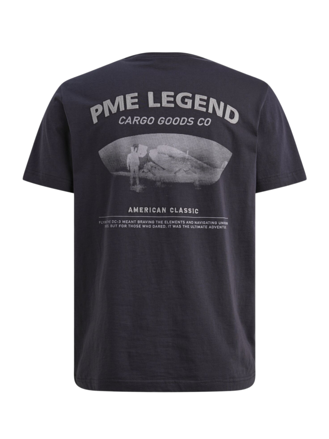 PME Legend T-shirt mit Backprint bei Robert Ley