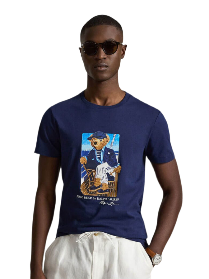 Polo Ralph Lauren T-Shirt mit Polo Bear Grafik bei Robert Ley