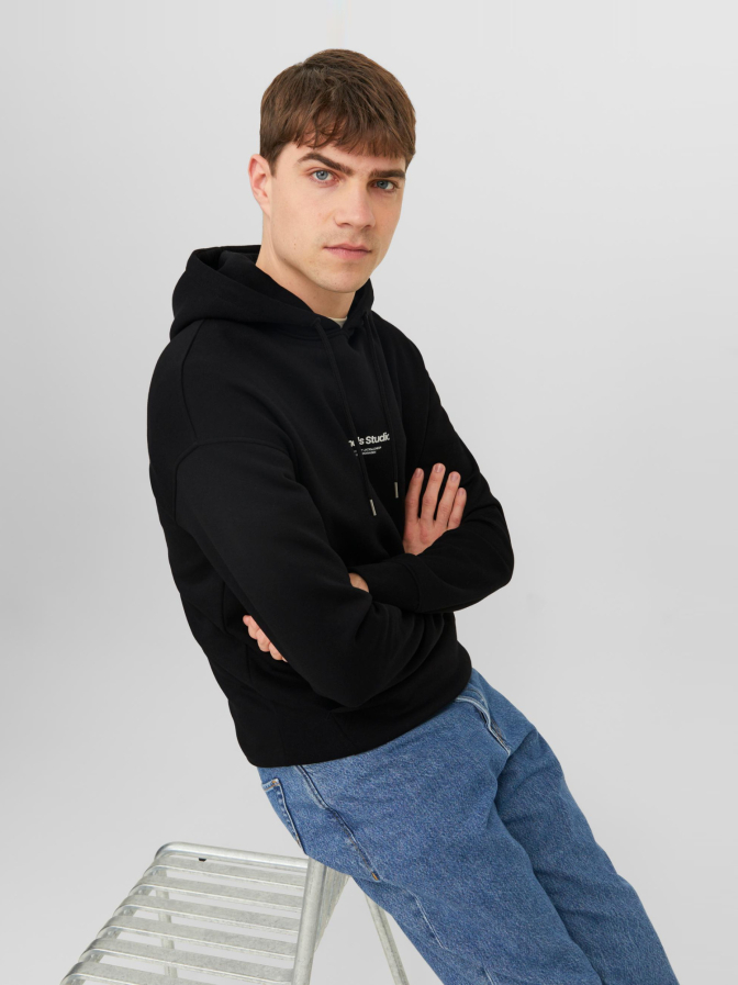 Jack & Jones Hoodie mit Logoprint bei Robert Ley