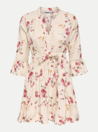 ONLY Kurzes Kleid mit 3/4 Arm 236295003-Crème Brûlée/ROSE FLOWER bei Robert Ley