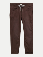 Tom Tailor Casual Tapered-Fit Hose 13234-java dark brown bei Robert Ley