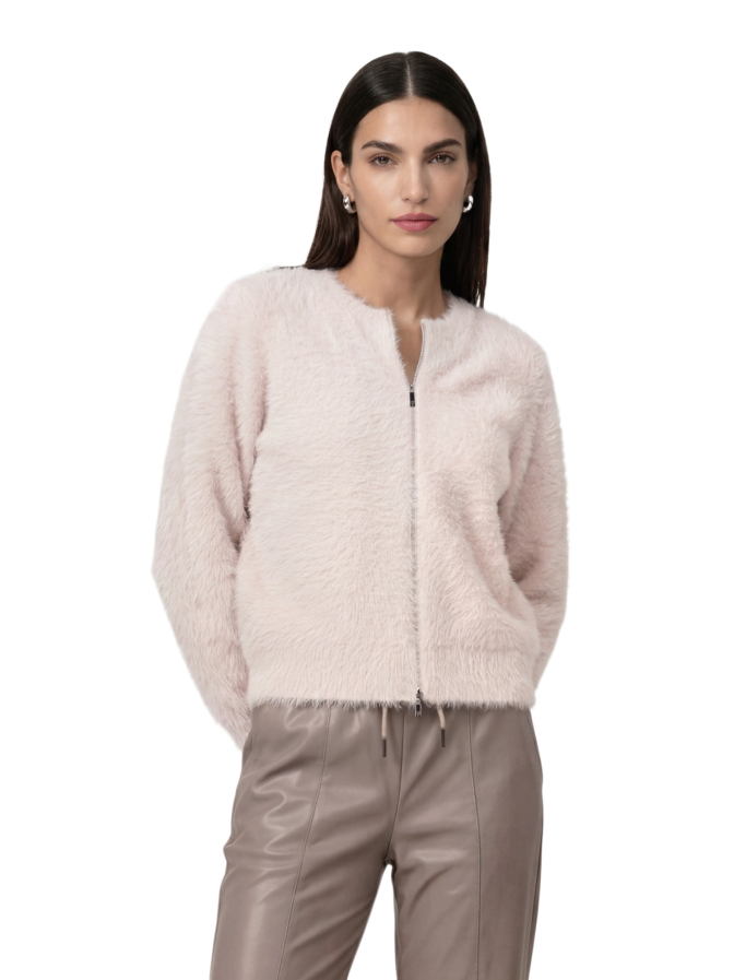 Monari Kunstfell-Strickjacke bei Robert Ley