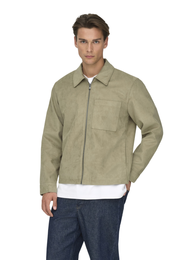 Only & Sons Jacke in Wildleder-Optik bei Robert Ley