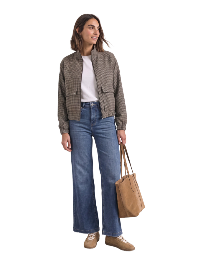 Street One Jacke mit Houndstooth-Muster bei Robert Ley