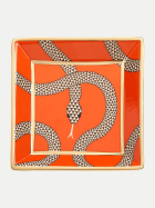 Jonathan Adler Eckiger Teller EDEN 11,4 x 11,4 x 2,5 cm Orange bei Robert Ley