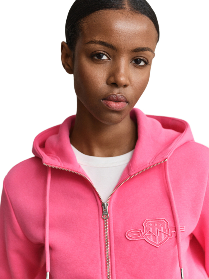 Gant Sweatshirt-Jacke mit Wappen-Logo bei Robert Ley