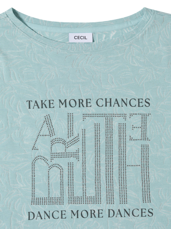 Cecil T-Shirt mit Schriftzug bei Robert Ley