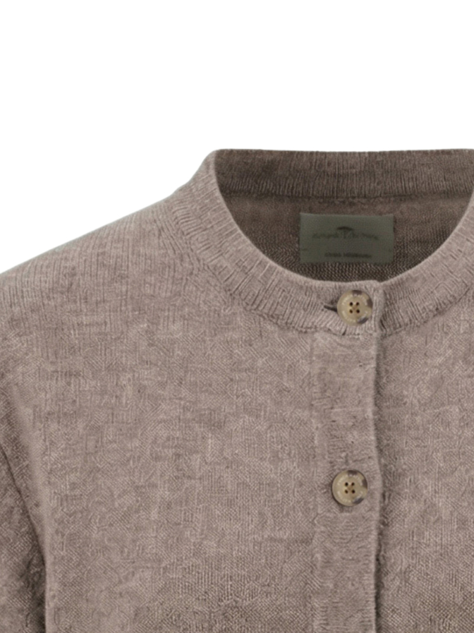 Fynch-Hatton Wollcardigan mit Rundhalsausschnitt bei Robert Ley