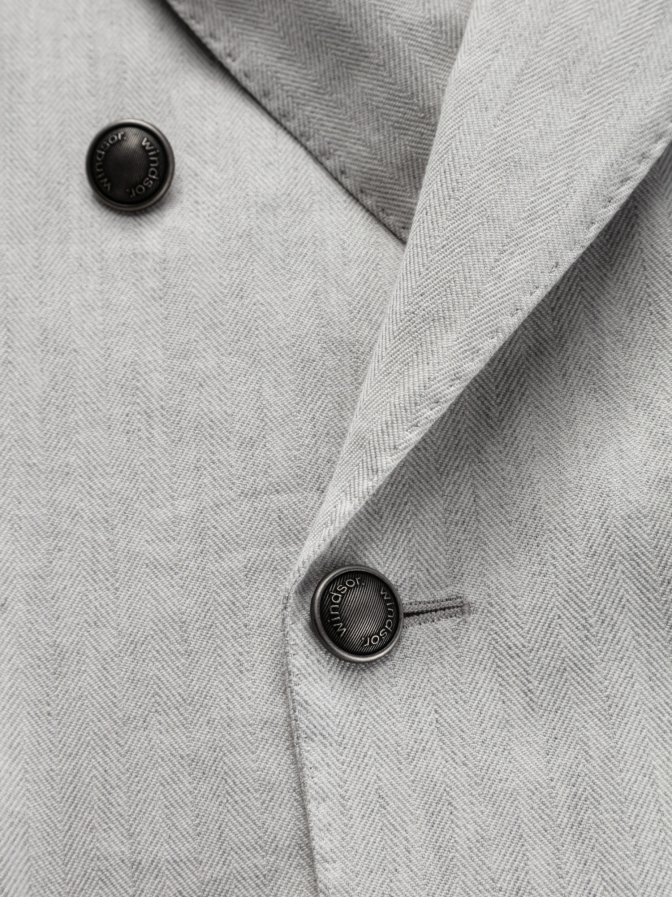 Windsor Men Baukasten Doppelreiher Sakko Satino bei Robert Ley