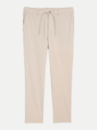 Tom Tailor Casual Chinohose mit Kordelzug 40333-cashew beige structure bei Robert Ley