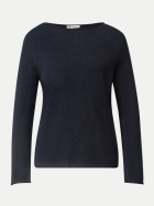 Street One Pullover mit Rollkanten 17873-indigo night bei Robert Ley