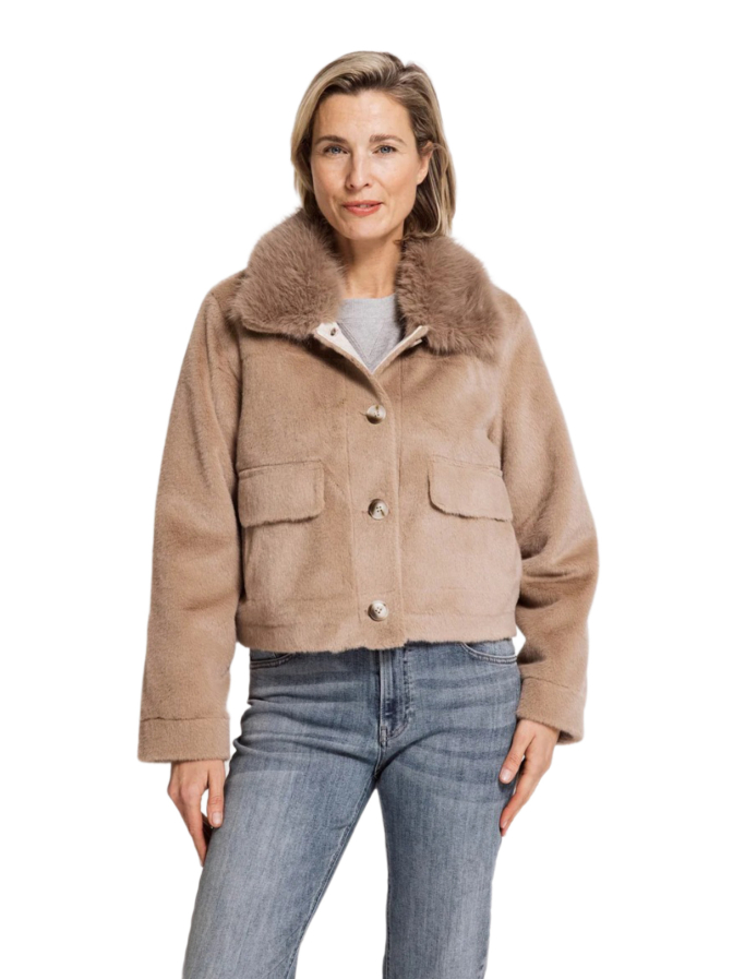 Zhrill Jacke ZHJUJI mit Pelzkragen bei Robert Ley