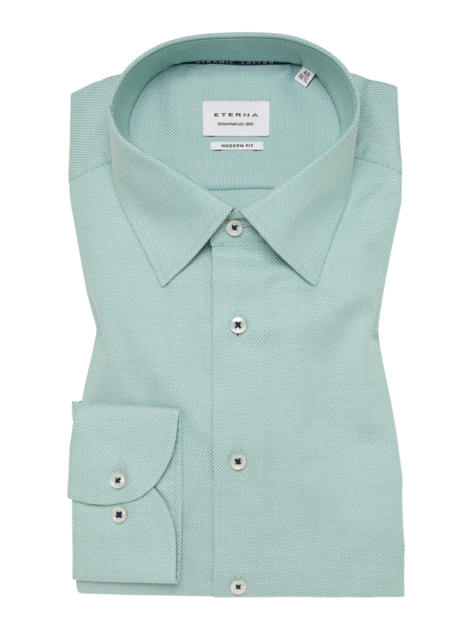 Eterna Modern-Fit Hemd mit Dobbydesign bei Robert Ley