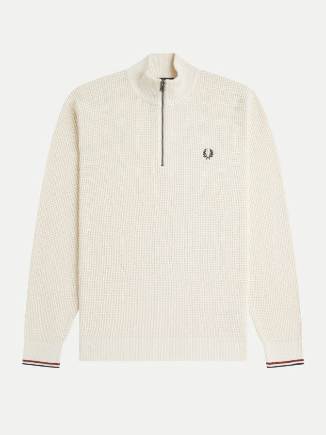 Fred Perry Troyer mit Waffel-Struktur bei Robert Ley