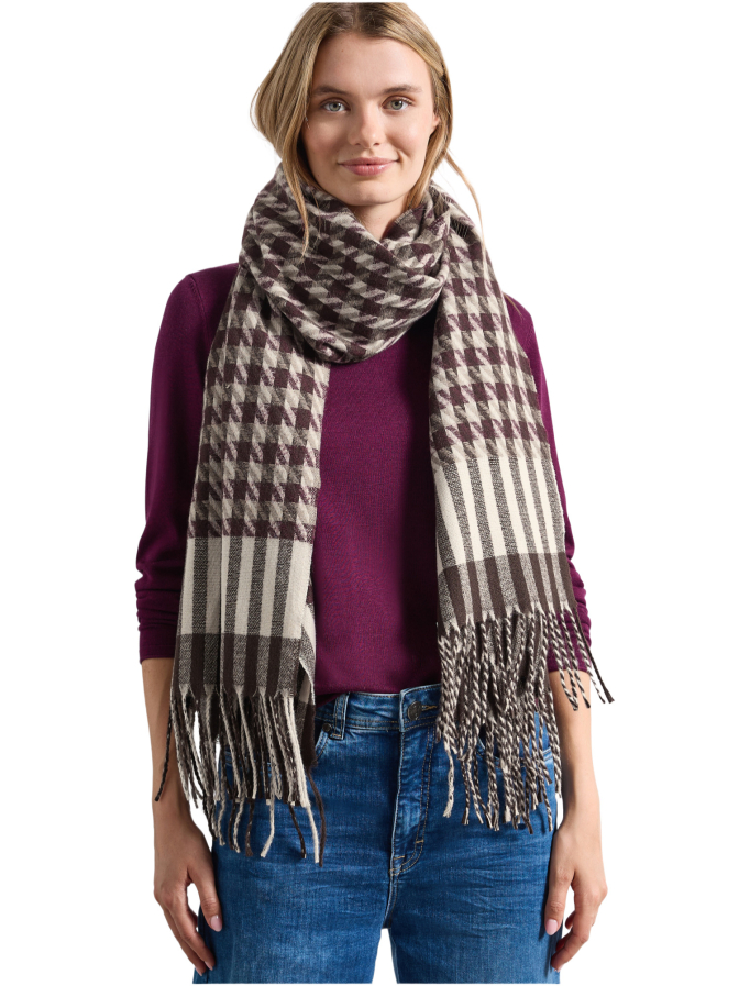Street One Tuch mit Houndstooth-Muster bei Robert Ley