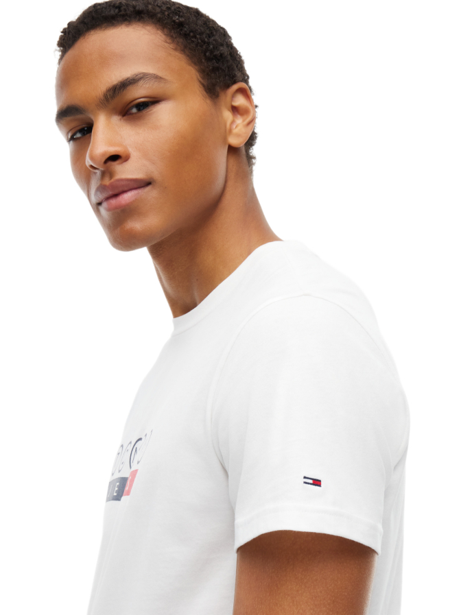 Tommy Jeans T-Shirt mit Logo-Print bei Robert Ley