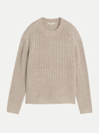 Tom Tailor Denim Grobstrickpullover 41146-beige white mouline bei Robert Ley