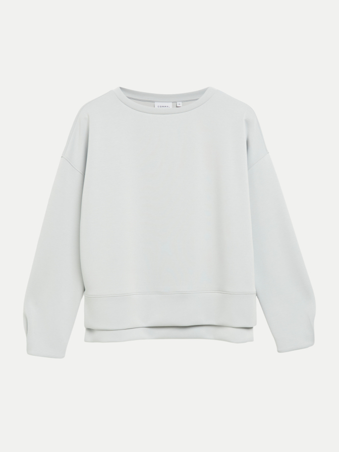 Comma Sweatshirt mit Faltendetail bei Robert Ley